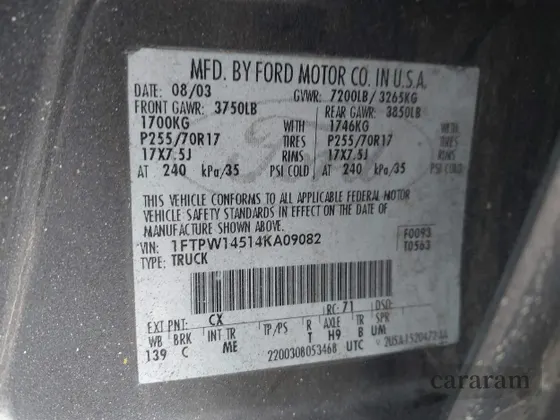 2004 Ford F-150 XLT