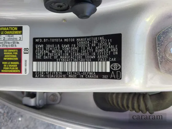 2011 Toyota Corolla L