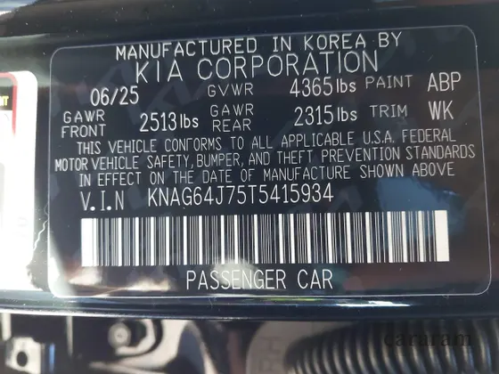 2026 Kia K5 GT-Line
