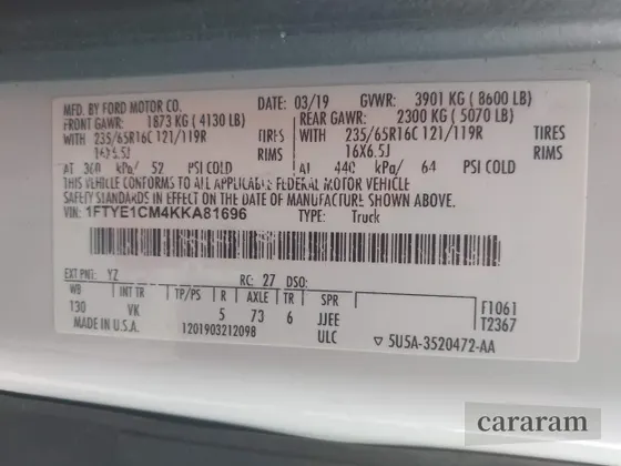 2019 Ford Transit