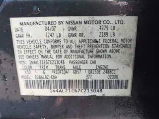 2007 Nissan Altima S