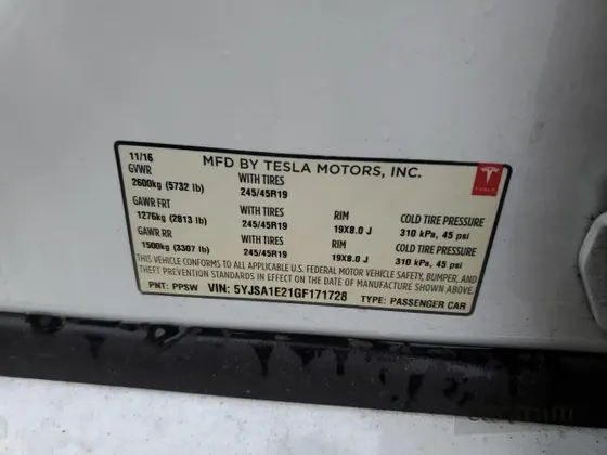2016 Tesla Model S 90D