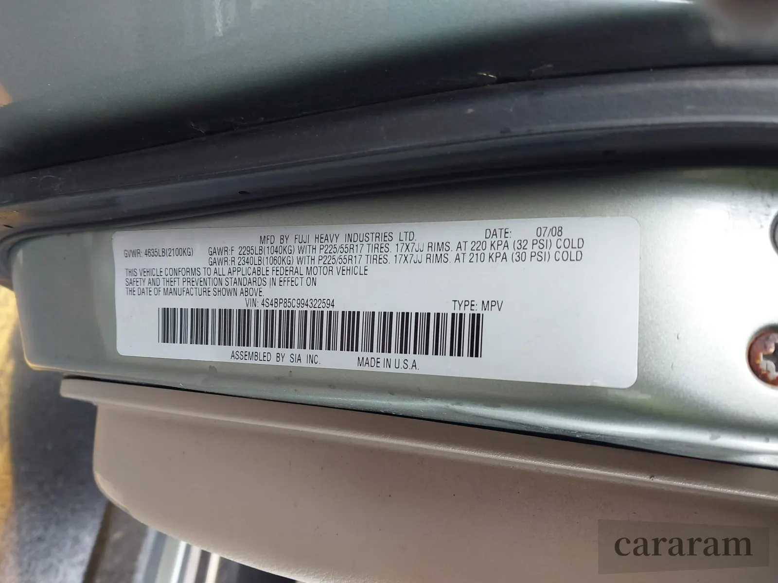 2009 Subaru Outback Limited