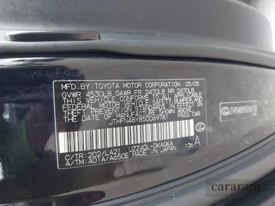 2005 Lexus SC 430