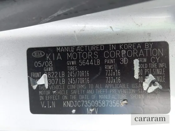 2009 Kia Sorento LX
