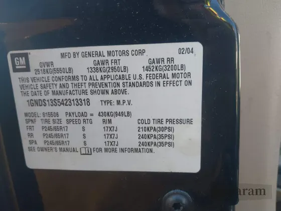 2004 Chevrolet TrailBlazer LS