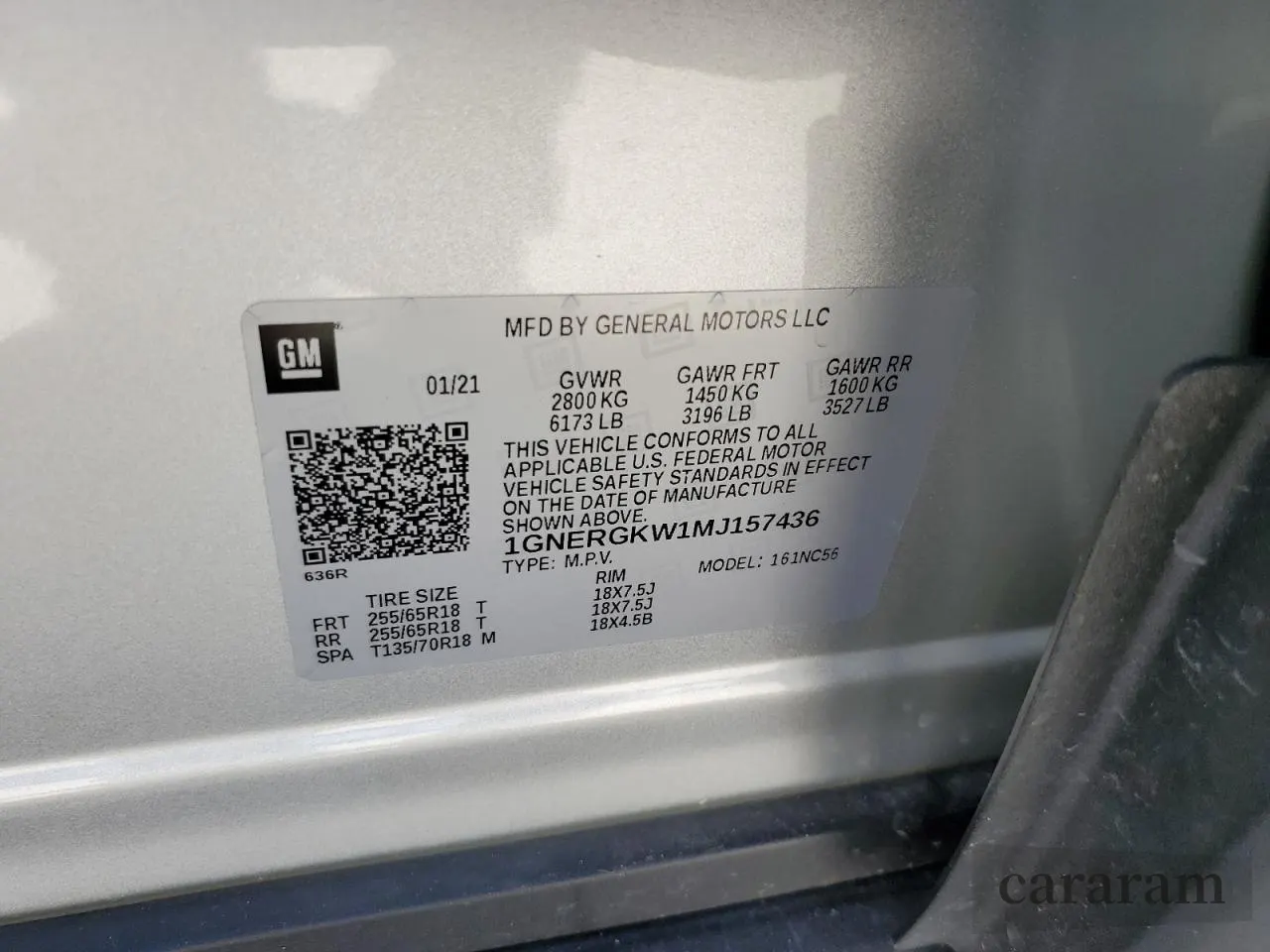 2021 Chevrolet Traverse LT Cloth