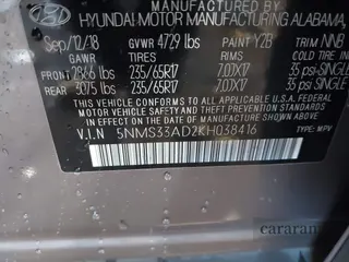 2019 Hyundai Santa Fe SEL