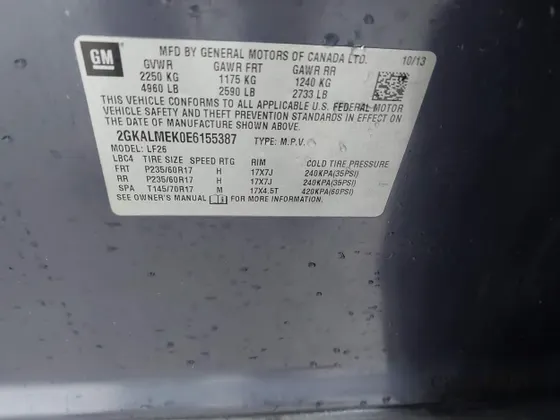 2014 GMC Terrain SLE