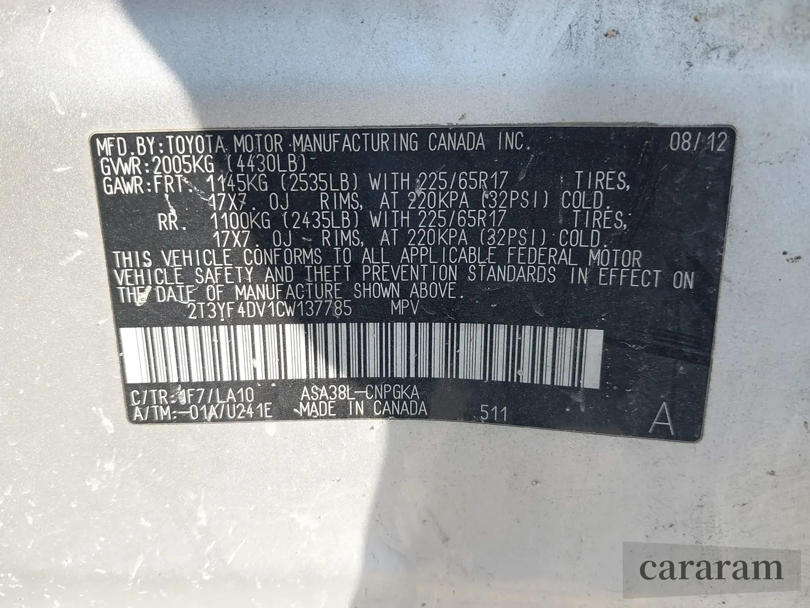 2012 Toyota RAV4 Limited