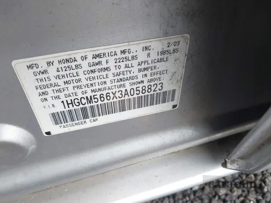 2003 Honda Accord EX
