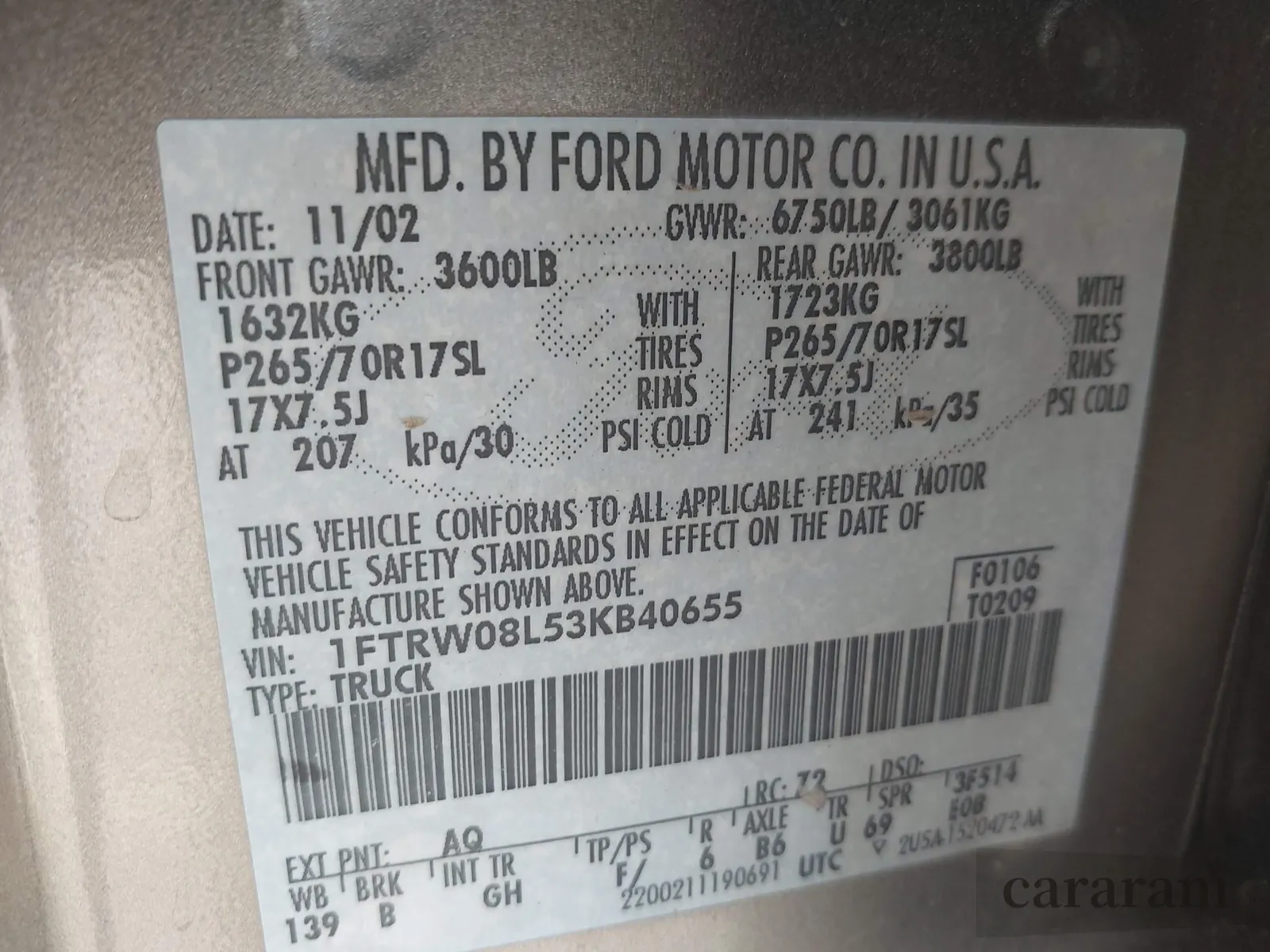 2003 Ford F-150 XLT