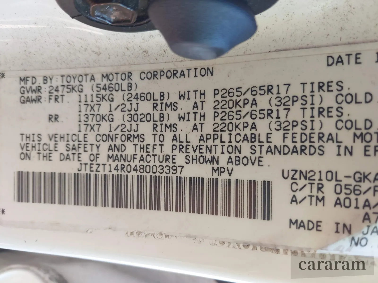 2004 Toyota 4Runner SR5