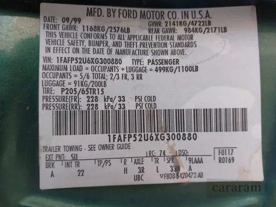 1999 Ford Taurus LX