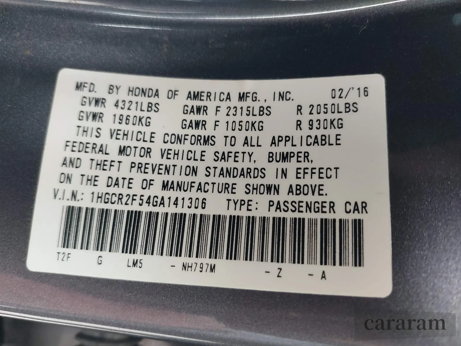 2016 Honda Accord Sport