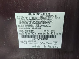 2012 Ford Taurus SEL
