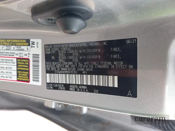 2021 Toyota Highlander Hybrid XLE