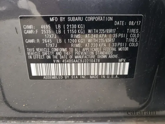 2018 Subaru Outback
