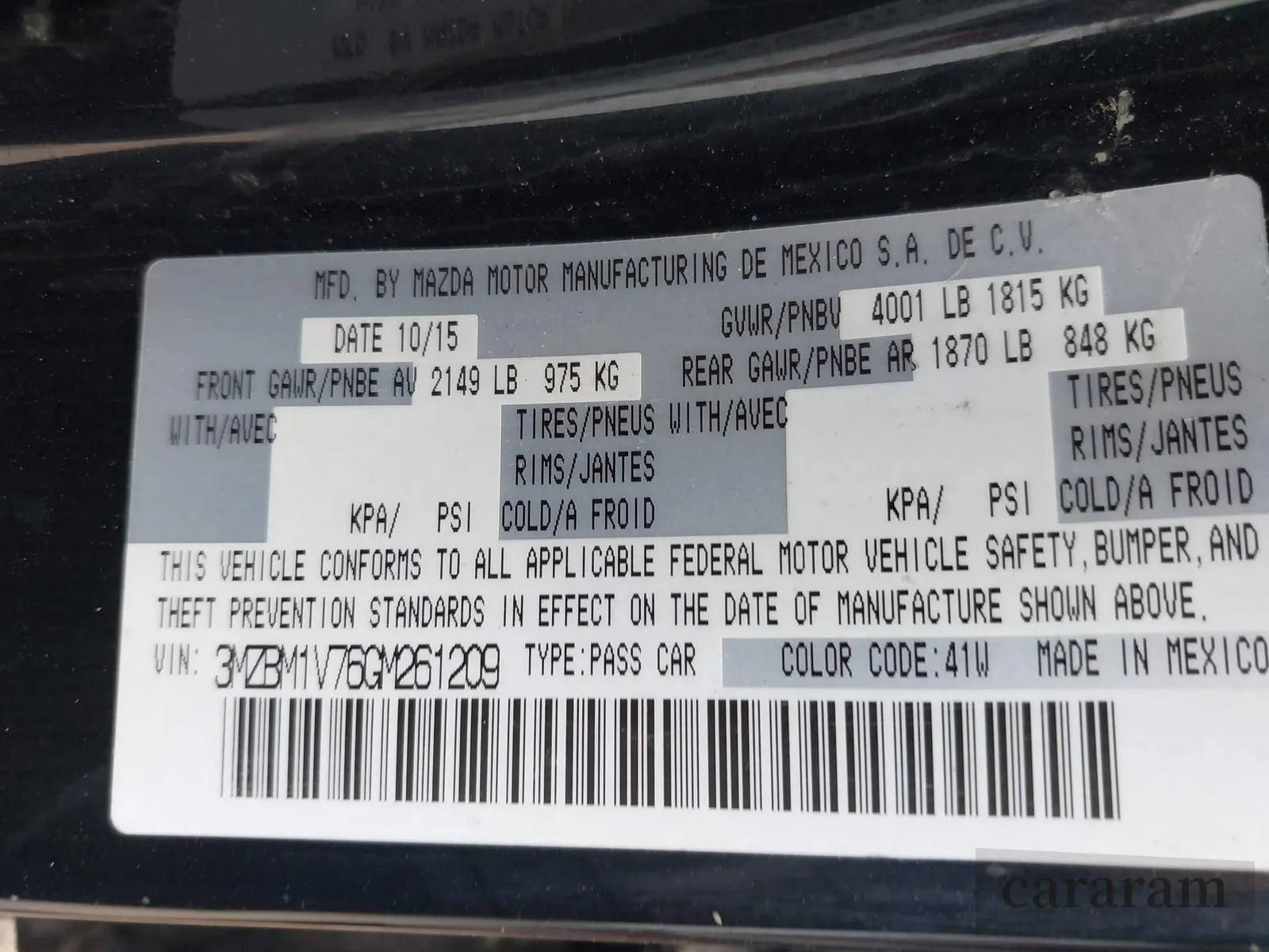 2016 Mazda 3 i Touring