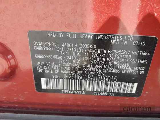 2010 Subaru Forester X Premium