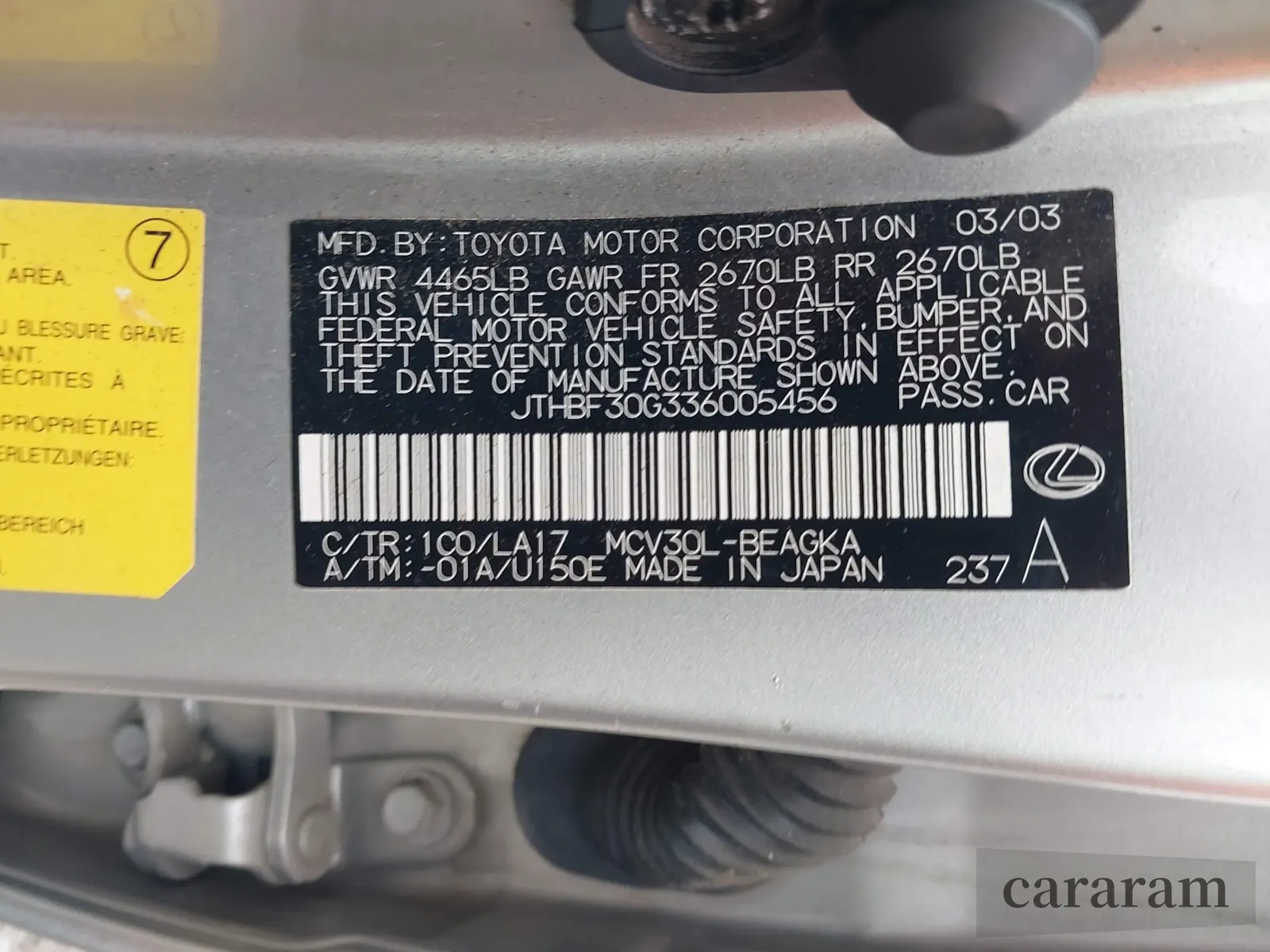2003 Lexus ES 300
