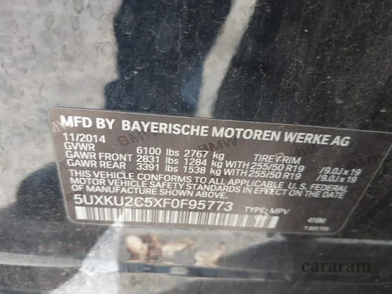 2015 BMW X6 xDrive35i