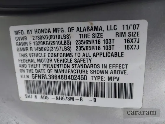 2008 Honda Odyssey EX-L