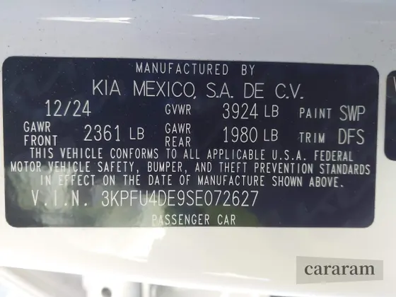 2025 Kia K4 EX