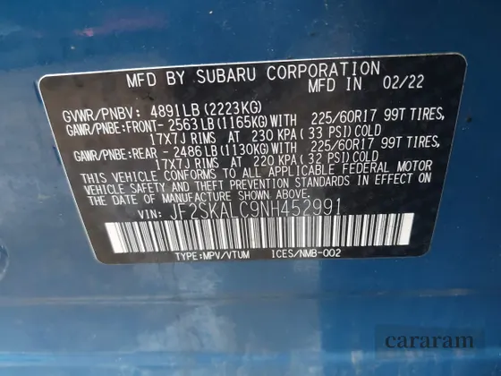 2022 Subaru Forester Wilderness