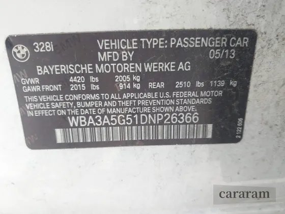 2013 BMW 3 Series 328i