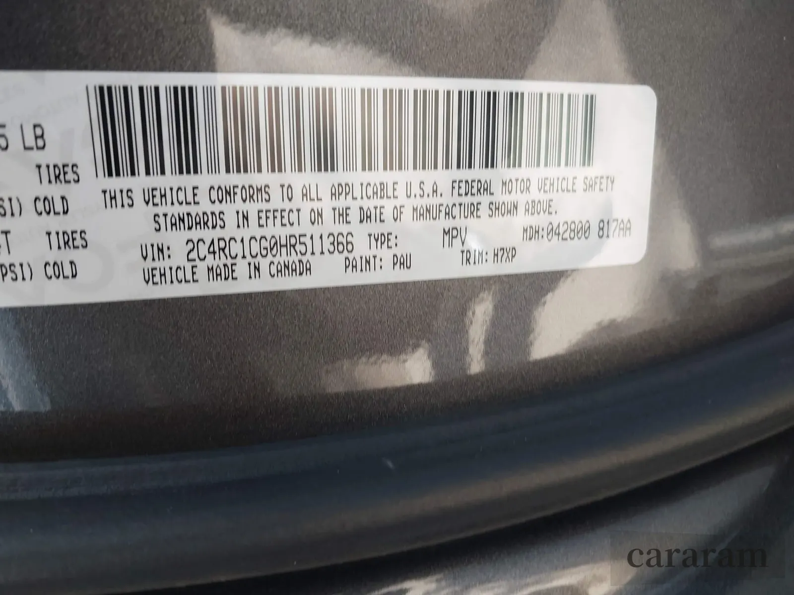 2017 Chrysler Pacifica LX