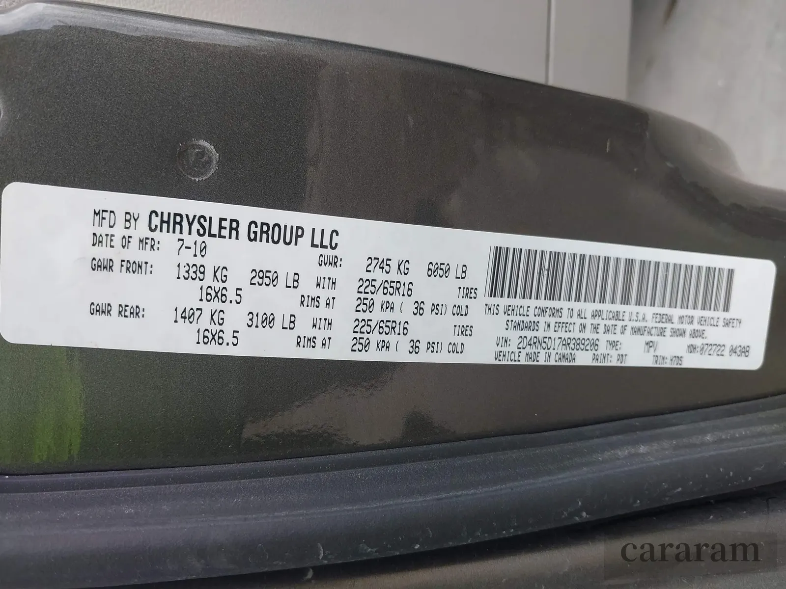 2010 Dodge Grand Caravan SXT