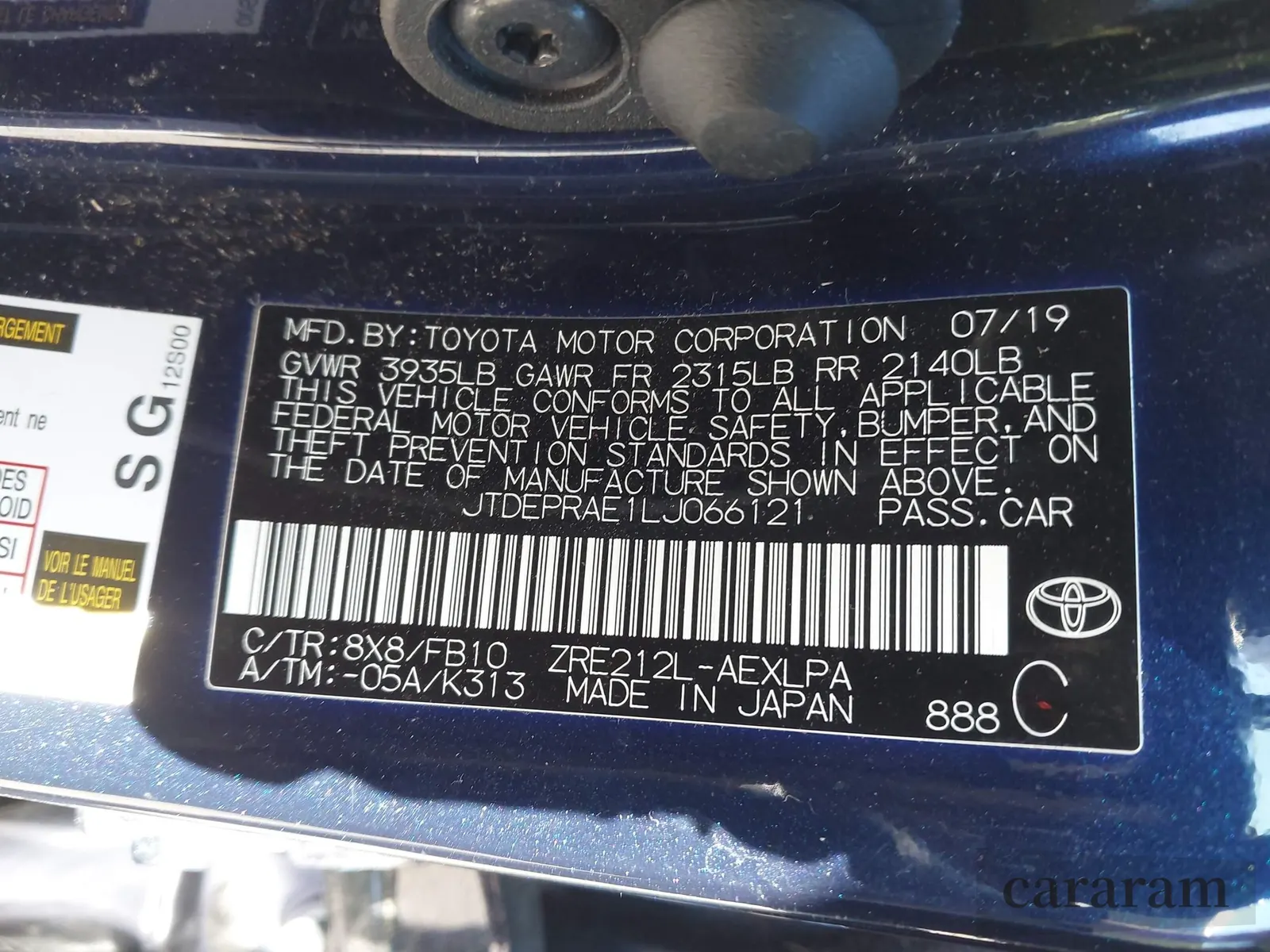 2020 Toyota Corolla LE