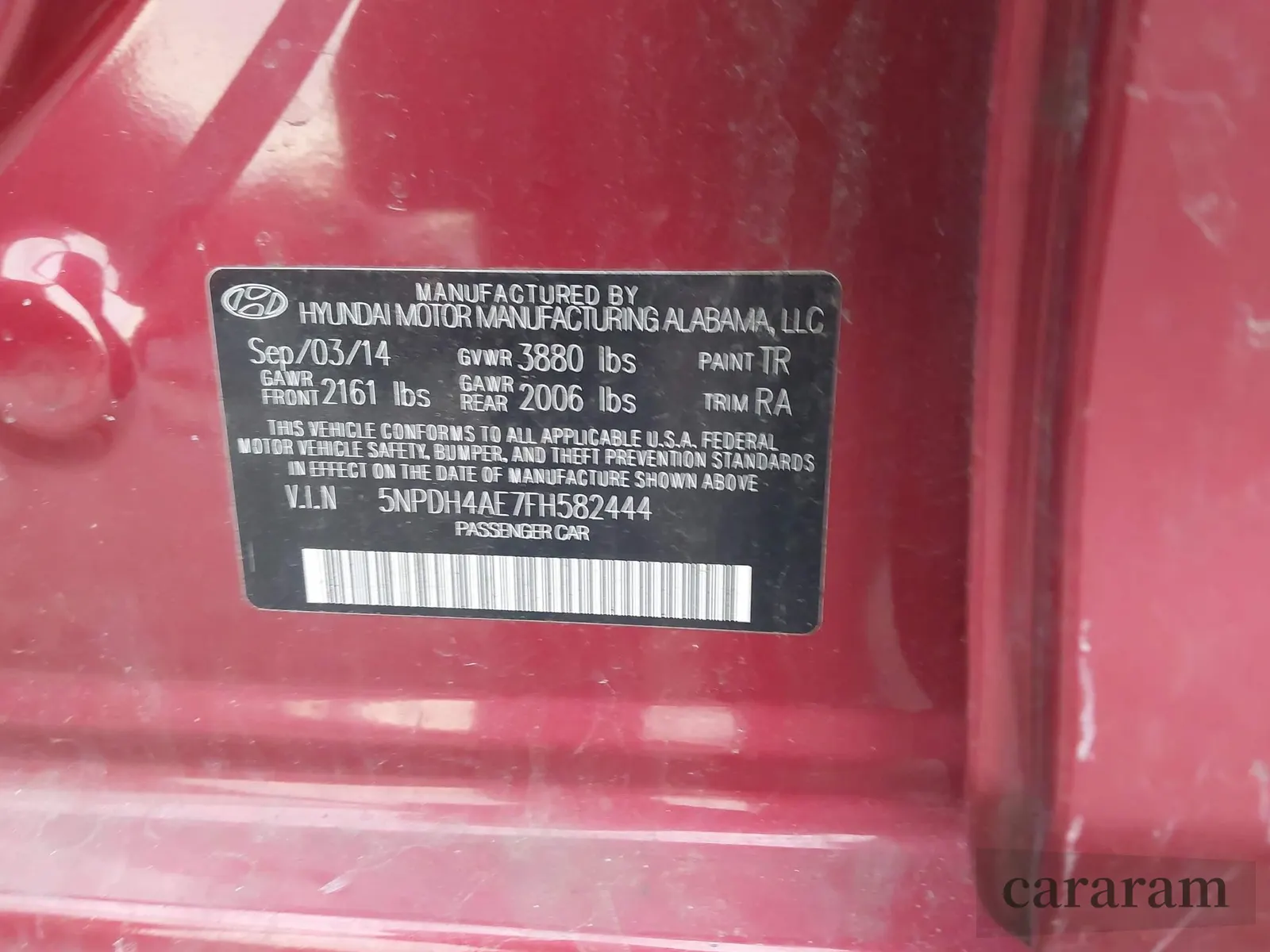 2015 Hyundai Elantra Limited