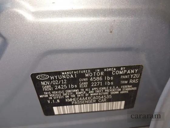 2012 Hyundai Sonata Hybrid
