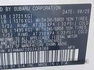 2025 Subaru Ascent Onyx