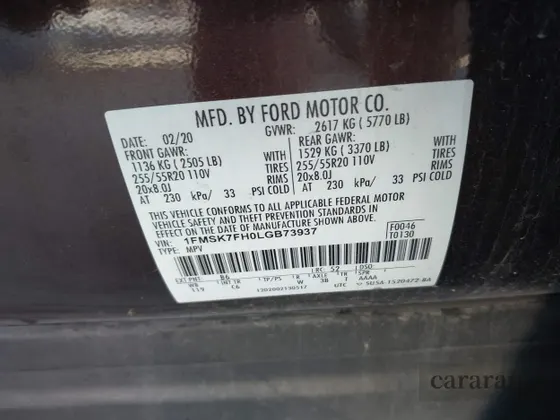 2020 Ford Explorer Limited