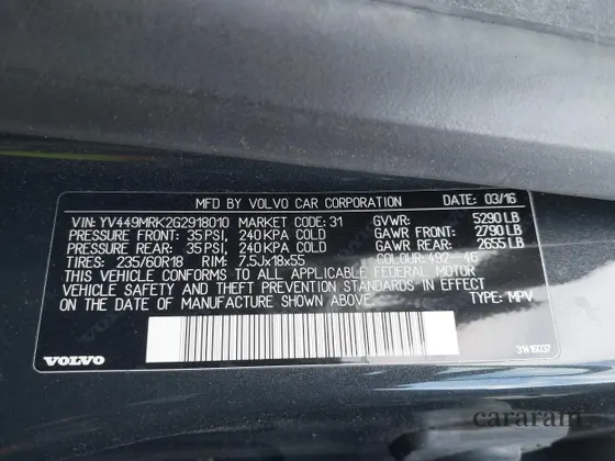 2016 Volvo XC60 T6 Drive-E