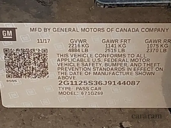 2018 Chevrolet Impala Premier