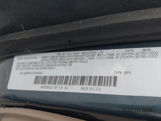 2006 Subaru Legacy Outback
