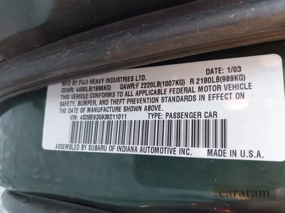 2003 Subaru Legacy L