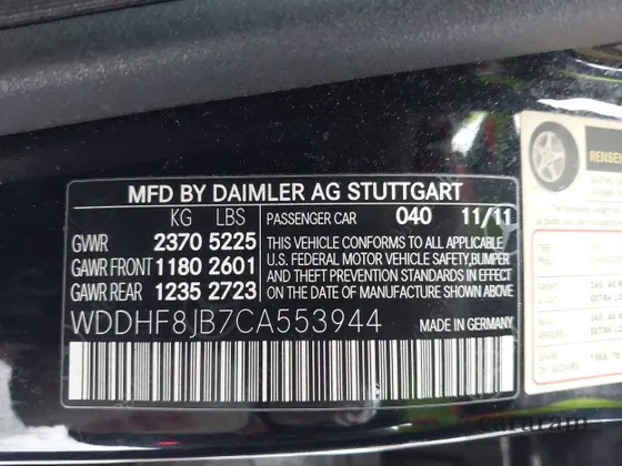 2012 Mercedes-Benz E 350 Sport