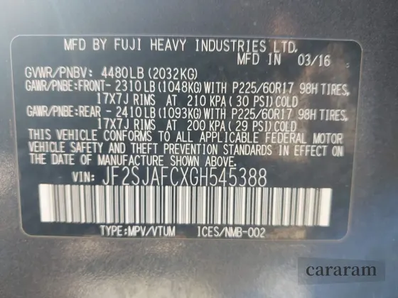 2016 Subaru Forester Premium