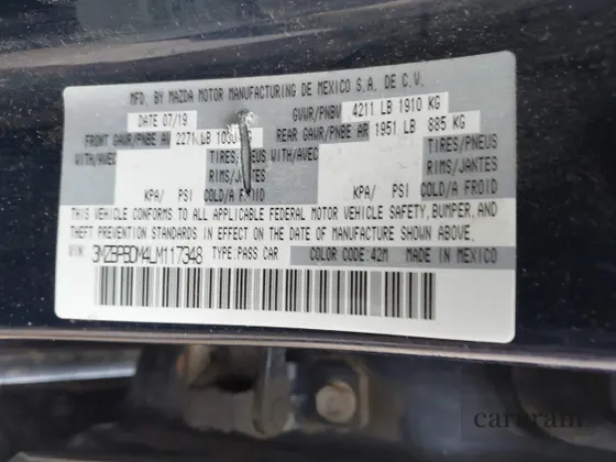 2020 Mazda 3 Preferred