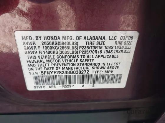 2008 Honda Pilot SE