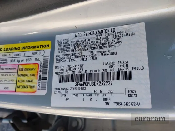 2013 Ford Fusion SE Luxury