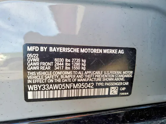 2022 BMW i4 M50
