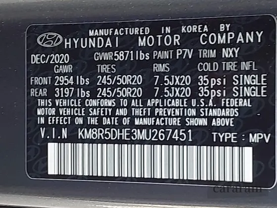 2021 Hyundai Palisade Limited