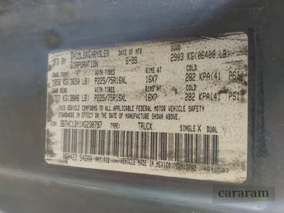 1999 Dodge 1500