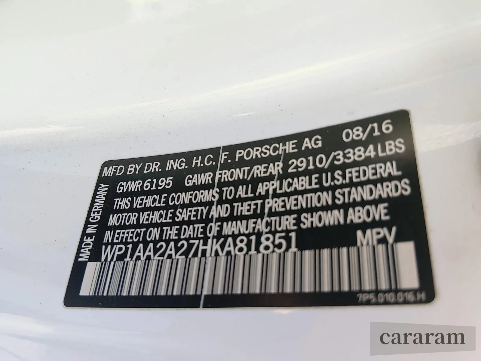 2017 Porsche Cayenne